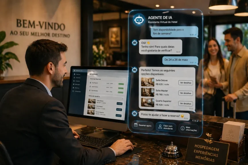 agentes de ia em hoteis