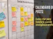 calendário de posts