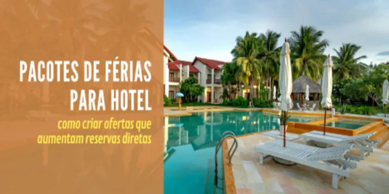 pacotes de férias para hotel Pacotes de férias para hotel com piscina, espreguiçadeiras e área de lazer em um resort.